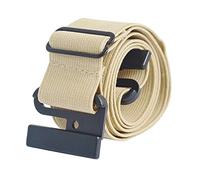 Mens Belts Leather 28 Buckle Adjustable Non Slip Flat Backing Stretch Belt No Show Belt