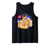 Mens Ben Likes Leather and Beer Tank Top