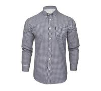 Mens Ben Sherman Big Size / Out Size chest Pocket Check Shirt 59141K - Blue