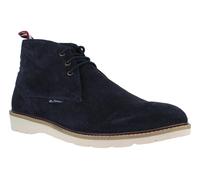 Ben Sherman Mens Hampton Chukka Boots Navy Suede 9