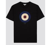 MENS BEN SHERMAN OUTSIZE KINGSIZE COTTON TARGET T-SHIRT 65093K - BLACK