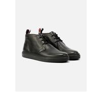 Ben Sherman Mens Parka Chukka Boots Black Milled Lea 10