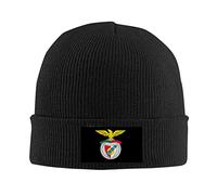 Men's Benfica Eagle Football Team Head Caps for Warm Winter Hat Knit Beanie Black