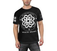 Men's Benjamin Rock Band Breaking Printed Short-Sleeved Shirts Versatile Round-Neck Tops Comfortable and Trendy Shirts Multicolor XXL