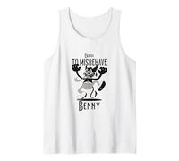 Mens Benny - Cool Boy Name with Cute Devil - Born to Misbehave Tank Top