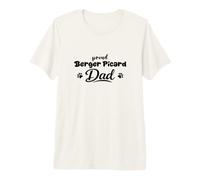Men's Berger Picard Proud Dog Dad Paw Premium T-Shirt