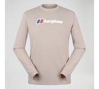Men's Berghaus Big Logo Long Sleeve Tee - Grey
