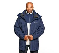Mens Berghaus Cornice Adjustable Hood Waterproof Jacket Gore-Tex Raincoat, Dusk