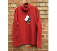 Mens Berghaus Prism Micro PT Half Zip Fleece Jacket Dark Red XXL 50" Chest BNWT