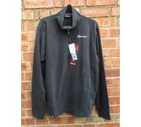 Mens Berghaus Prism Micro PT Half Zip Fleece Jacket Black XL 48" Chest BNWTs