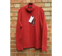 Mens Berghaus Prism Micro PT Half Zip Fleece Jacket Dark Red XXL 50" Chest BNWT