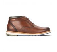 Mens Berna Brown Leather Lace-Up Ankle Smart Casual Comfort Boots