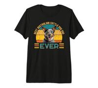 Mens Best Australian Cattle Dog Dad Ever Design Premium T-Shirt