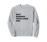 Mens Best Bearded Pizza Lovin Dad Shirt Food Lover Sweatshirt