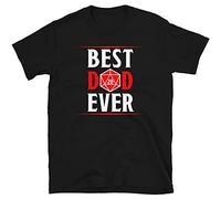 Men's Best Dad Ever D20 Shirt, Dungeon Dragons Fathers Day Shirt, DND Critical Shirt XL