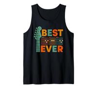 Mens Best Dad Ever Guitar Chord D A D Funny Father's Day Tank Top