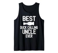 Mens Best Duck Calling Uncle Ever Duck Hunter Tank Top