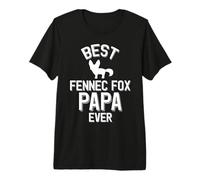 Mens Best Fennec Fox Papa Cute Animal Premium T-Shirt
