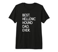 Mens Best Hellenic Hound Dad Ever Hellinikos Ichnilatis Premium T-Shirt