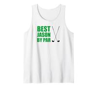 Mens Best Jason By Par Golfer Name Pun Tank Top