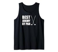 Mens Best Jeremy By Par Golfer Name Pun Tank Top