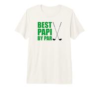 Mens Best Papi By Par Spanish Father Golfer Pun Premium T-Shirt