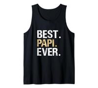 Mens Best Papi Ever Grandfather Grandpa Tank Top