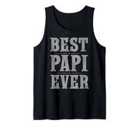 Mens Best Papi Ever Vintage Bold Tank Top