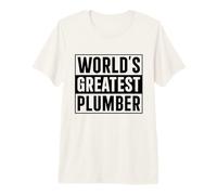 Mens Best Plumber Dad World's Greatest Plumber Premium T-Shirt