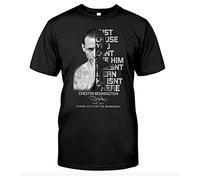 Men's Best Rock Fans of Linkin-Park Legend Chester-Bennington Music T-Shirt Gift(3) Black 3XL