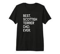 Mens Best Scottish Terrier Dad Ever Premium T-Shirt
