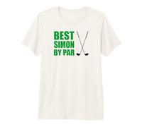 Mens Best Simon By Par Golfer Name Pun Premium T-Shirt