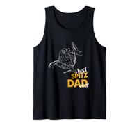 Mens Best Spitz Dad Ever German Spitz Dog Owner German Spitz Tank Top