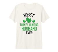 Mens Best Turkey Hunting Husband Turkey Hunter Premium T-Shirt