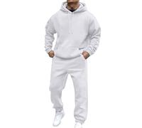 Mens Big and Tall Tracksuit Set Athletic Full-Zip Hooded Running Tracksuit with Pockets Sports Casual Sweat Suit Warm Up Two-Piece Set Sweat Outfit Sets Gym Tracksuit Mens Full Set Christmas