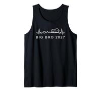 Mens Big Bro 2027 Baby Pregnancy Announcement for Big Brothers Tank Top