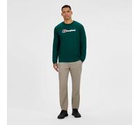 Berghaus Men's Big Logo Long Sleeve Tee, Off Peak, S