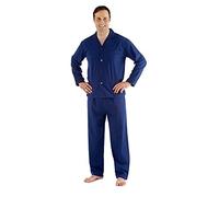 Mens Big Plus King Size Pyjama Set Nightwear Suit 2XL 3XL 4XL 5XL (4XL, Navy)