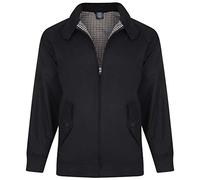 Mens Big Size Harrington Jacket (KBS 428) by KAM in Black in 2XL