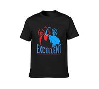 Men's Bill & Teds Excellent Adventures Theodore Logan Preston Keanu T-Shirts Black XXL