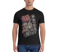 Men's Billy Musician Idol Music Summer Shirts Direct Digital Printed T Shirt Cotton Novelty Cool Tee Tops Black M