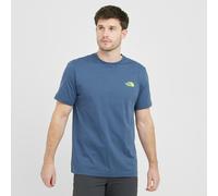THE NORTH FACE - Men's Biner Graphic 4 T-Shirt - Standard Fit Tee - Crew Neck - Shady Blue, S