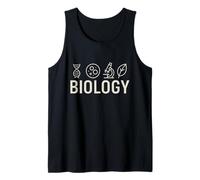 Mens Biology | DNA Cell Microscope Science Tank Top