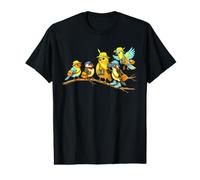 Mens Bird On A Branch Shirt Birdwatching Birding Funny Value Graphic T-Shirt