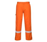 Portwest FR26ORTM Bizflame Plus Trouser, Medium/Tall, Orange