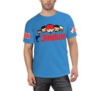 Men's Bizkit Rap Rock Limp Band Short Sleeve T-Shirt Simple and Basic Crew Neck Shirt Casual Multi-Sided Printed Tops Black M