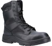 Amblers Mens Work Boots Hi-Leg COMBAT Black Waterproof Military Police Army 4-14