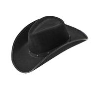 Widmann 01101 Cowboy Hat with Rivets ? Black