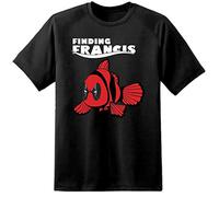 Mens Black Finding Francis Deadpool Funny Nemo Style Disney T Shirt (Small)