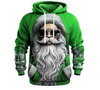 Men's Black Fleece Mens Heavy Hoodies Pullover Mens Christmas t Shirts Fall Sweaters for Men Trendy Mens Casual Jacket Men's+Hoodies Grumpy Christmas Jumper Fleece Gilet (Green, M)